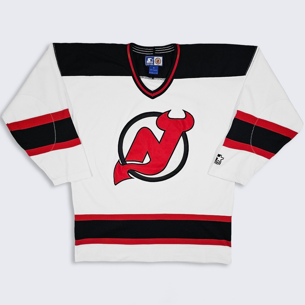 New Jersey Devils Vintage 90s Starter Hockey Jersey